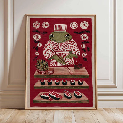 Japanese Sushi Bar Canvas Wall Art