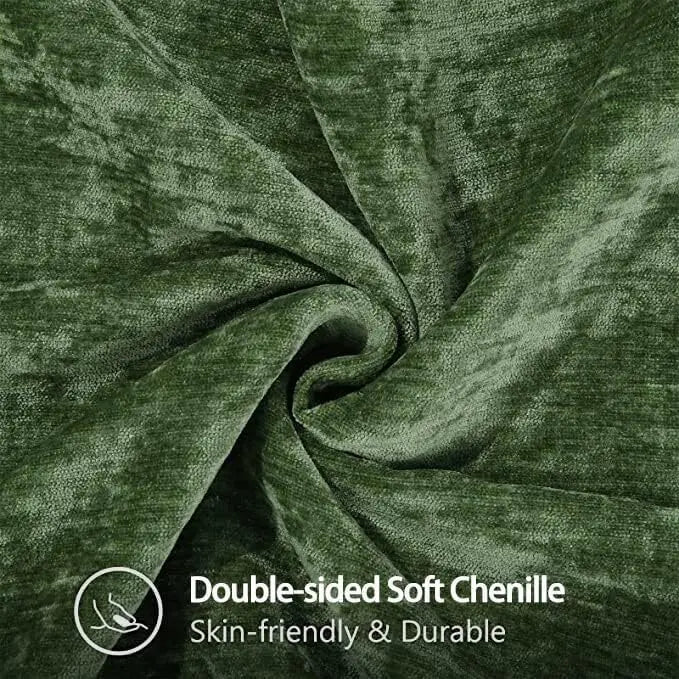 Soft Chenille Lumbar Pillow Cover — detail