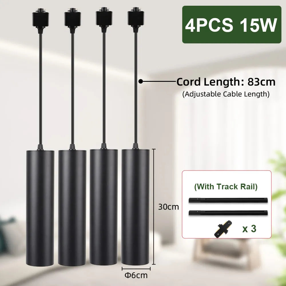 LED Track Pendant Light