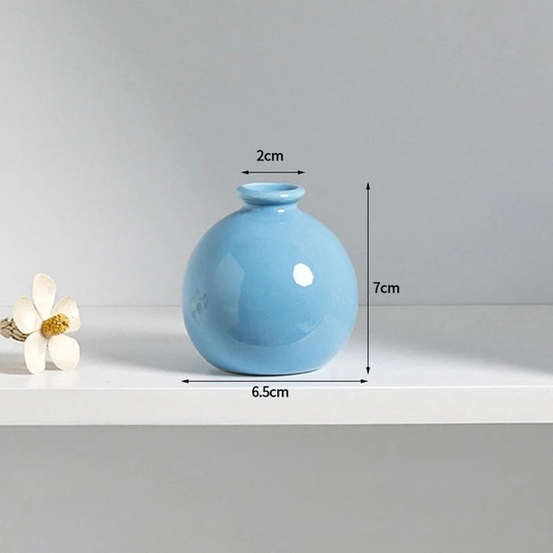 Nordic Ceramic Mini Vase Set