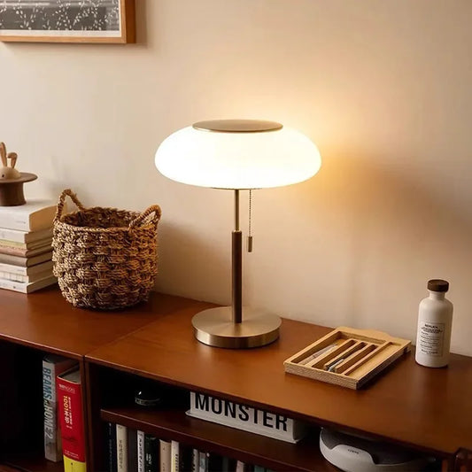 Nordic solid wood reading lamp B1 warm 3000K bar cafe display