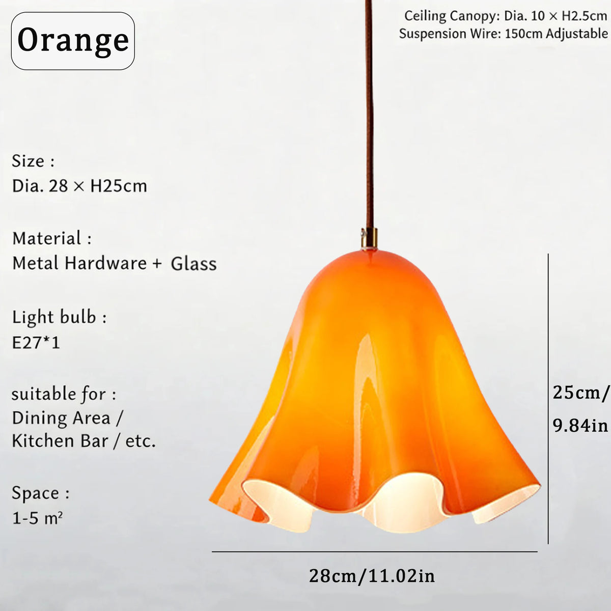 Retro E14 Glass Wall Sconce