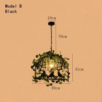 Iron Birdcage Pendant Light