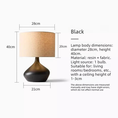 Japanese Minimalist Bottle Table Lamps Bedroom Beside Light Fixture Study Led Reading Lamp Living Room Decor Modern Illumination