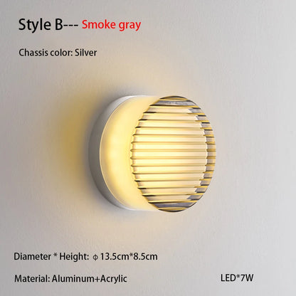 Nordic Acrylic Outdoor Wall Sconce