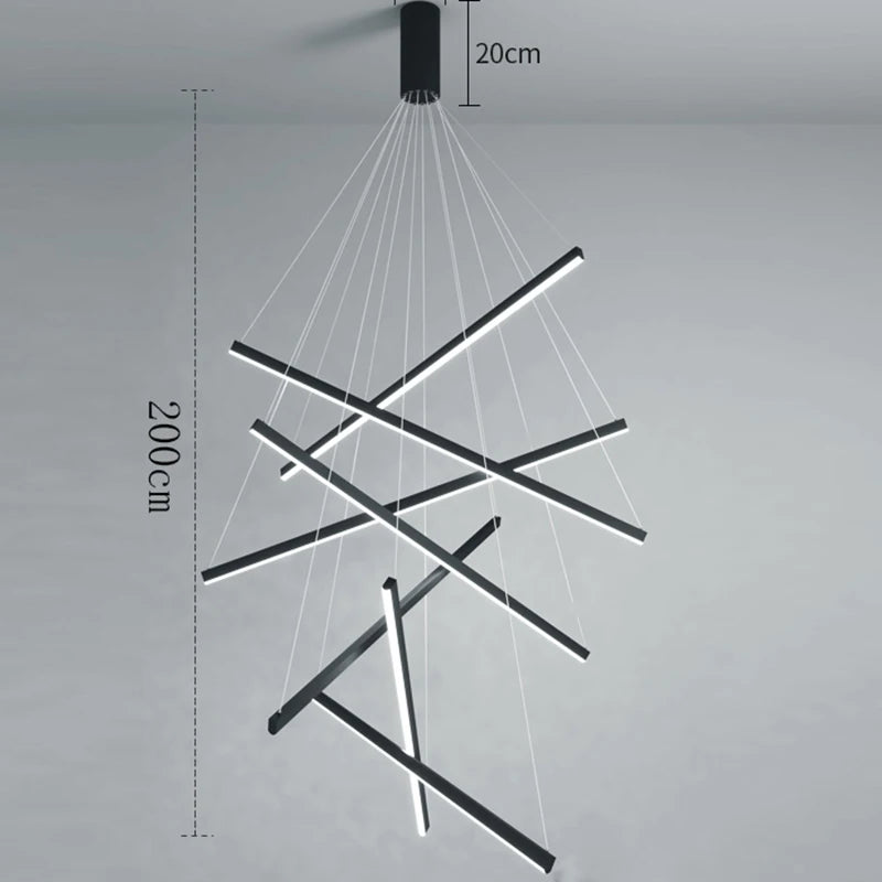 Seven head white metal chandelier, 39.4 inches wide with a 78 inch cord drop