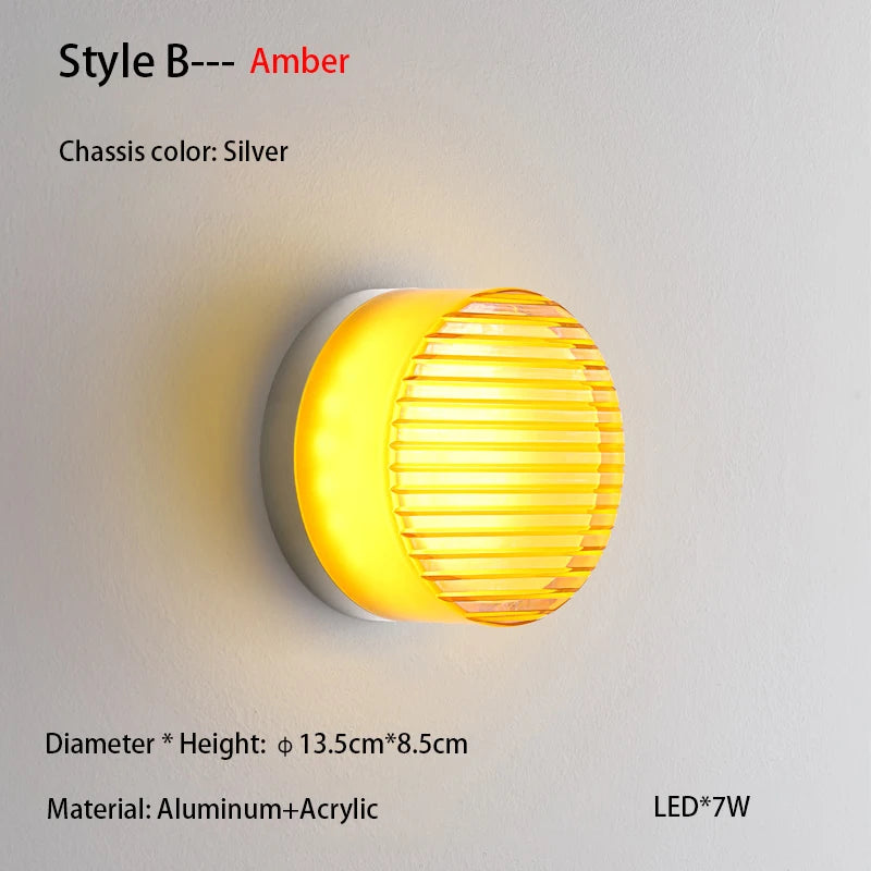 Nordic Acrylic Outdoor Wall Sconce