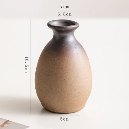 Stone Shape Ceramic Mini Vase Hydroponic Gift | Aurelia