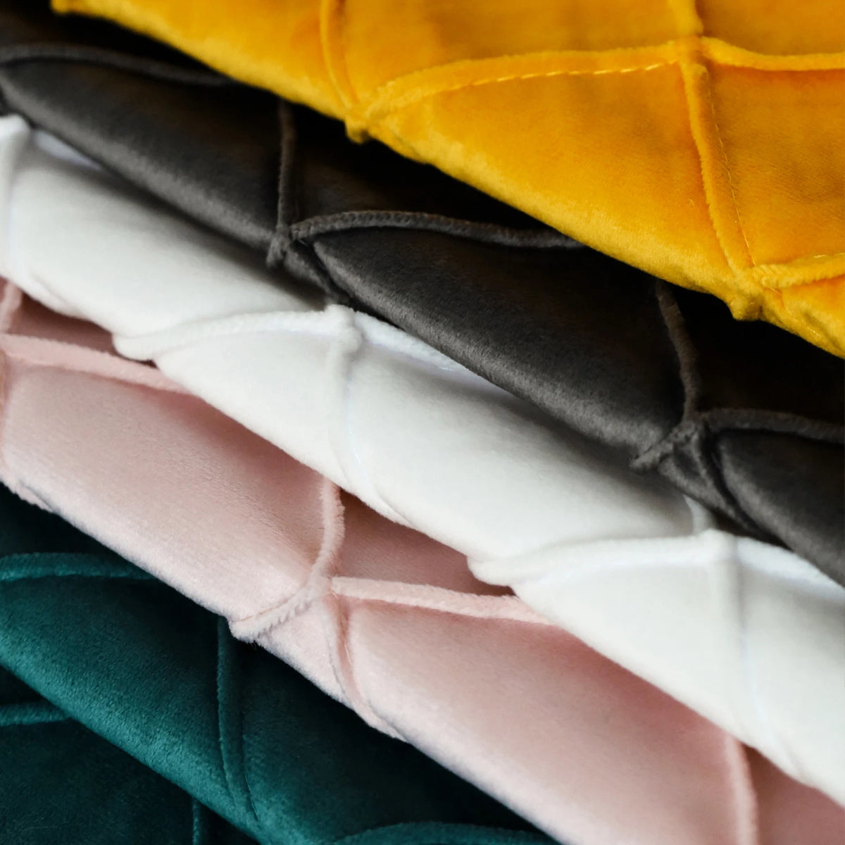 Geometric Velvet Throw Pillow Cover — styling detail