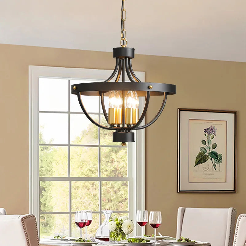 Geometric Farmhouse Pendant Light