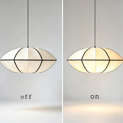 Wabi Sabi Fabric Lantern Pendant