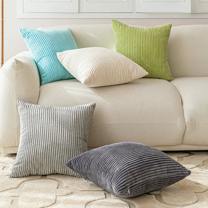 Corduroy Lumbar Pillow Cover — alternate view