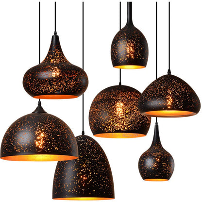 Retro Industrial Iron Pendant