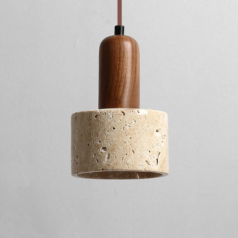 Travertine Wabi Sabi Pendant Lamp