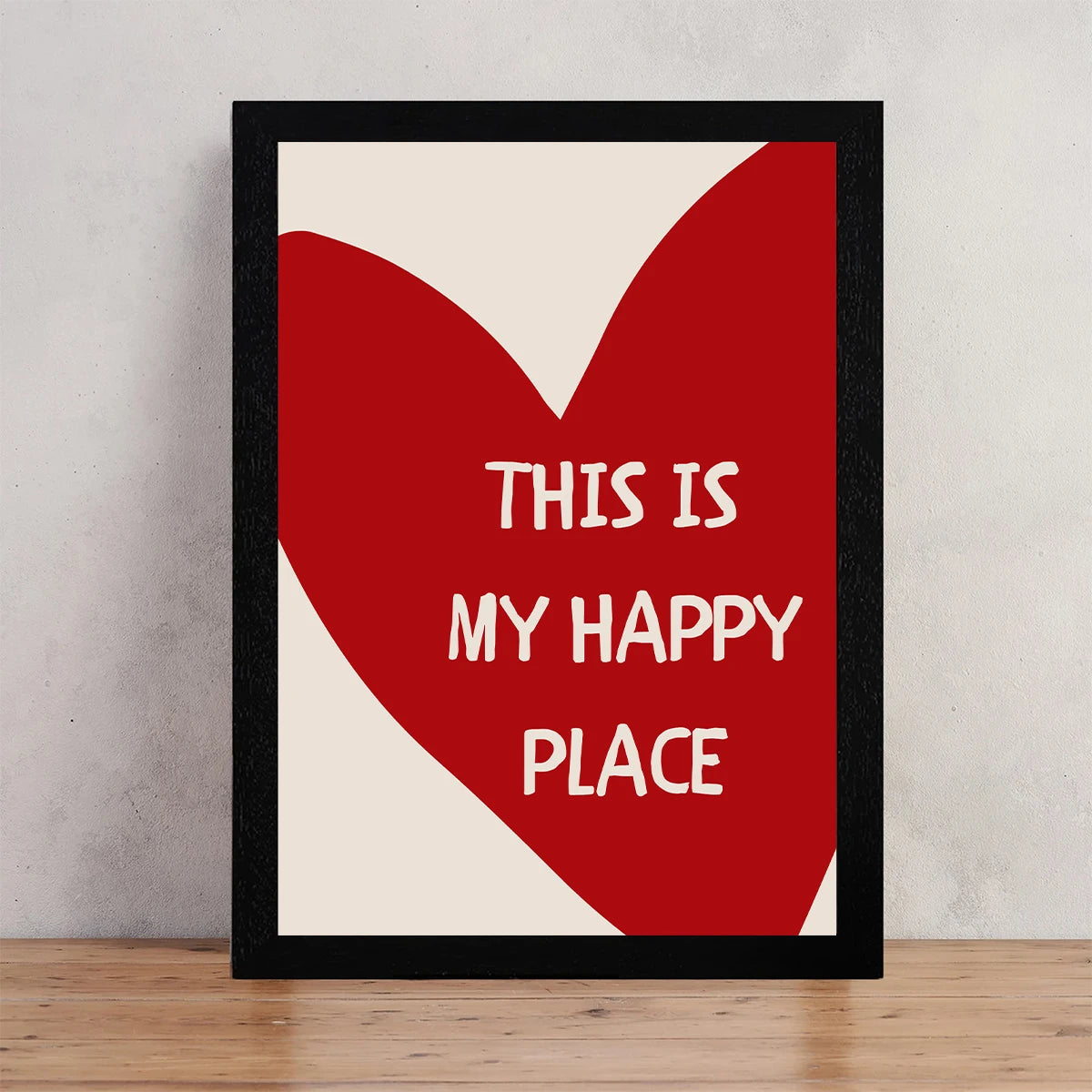 This Is My Happy Place Quote Canvas Wall Art