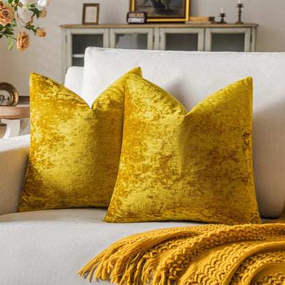 Velvet Throw Pillow Cover