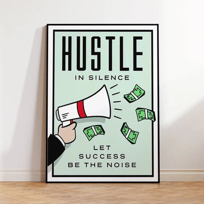 Take The Risk Motivational Quote Canvas Wall Art