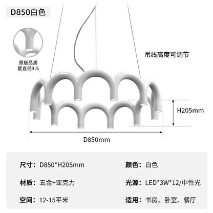Multi Head Metal Pendant Light