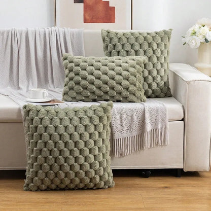 Taffeta Textured Throw Pillow Cover