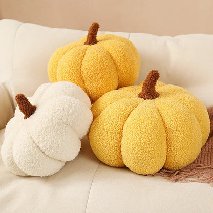 Plush Pumpkin Decorative Pillow — alternate view