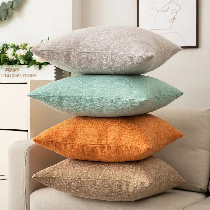 Farmhouse Chenille Throw Pillow Cover — alternate view