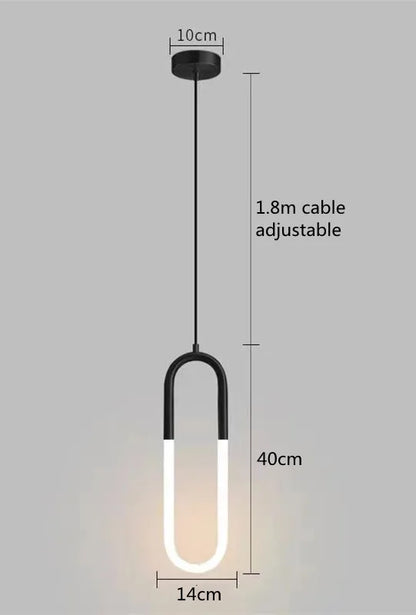 Brass Tube Pendant Light