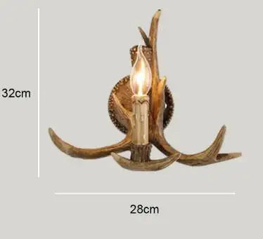 Contemporary antler wood chandelier for a loft or internet cafe