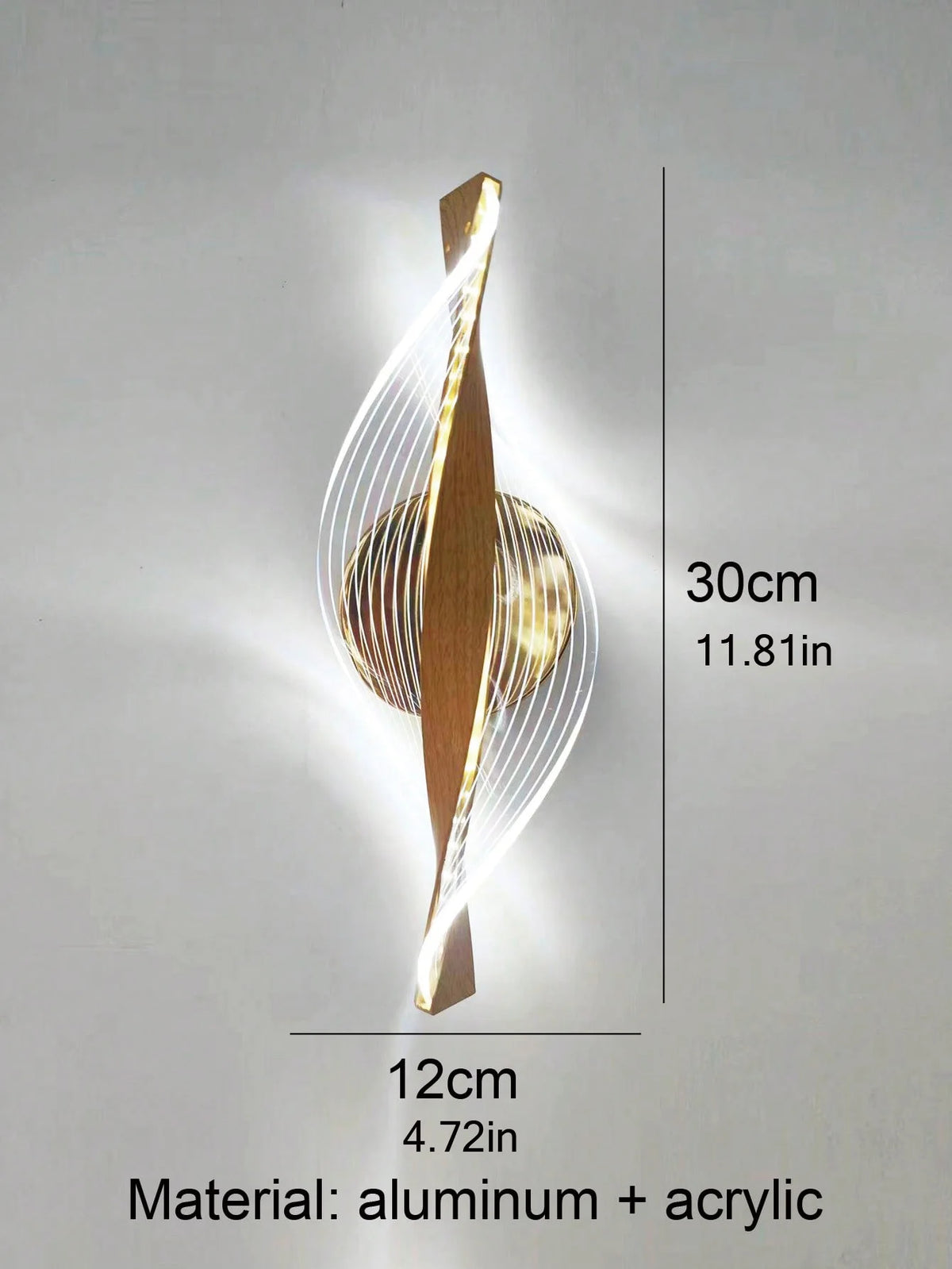 Modern Acrylic LED Outdoor Wall Sconce