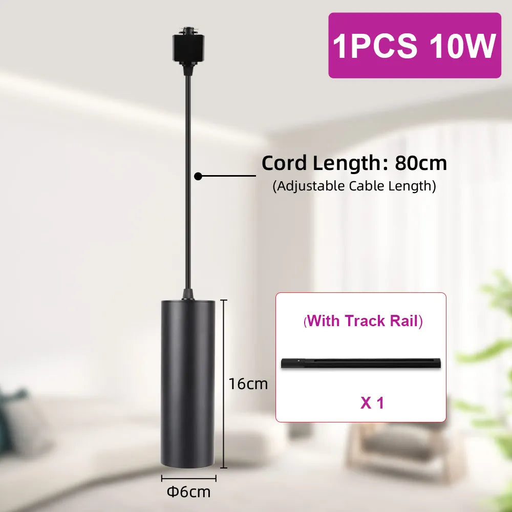 LED Track Pendant Light