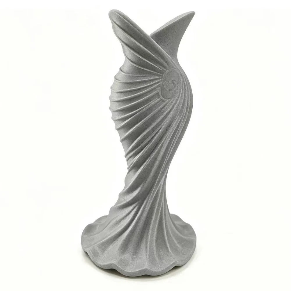 3D Printed Gown Vase Minimalist Flower Décor | Aurelia