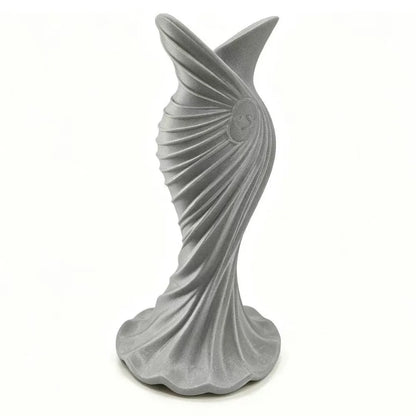 3D Printed Gown Vase Minimalist Flower Décor | Aurelia