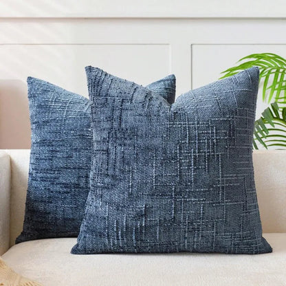 Bamboo Texture Chenille Pillow Cover