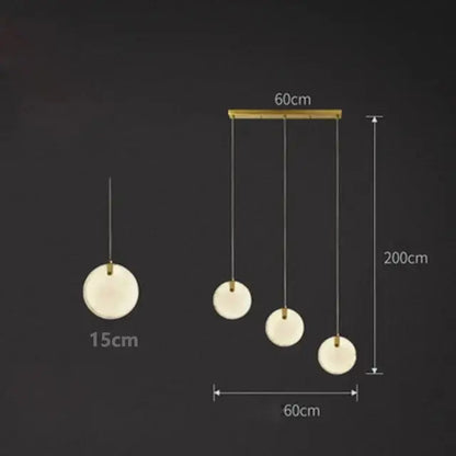 Marble Multi Rod Pendant Light