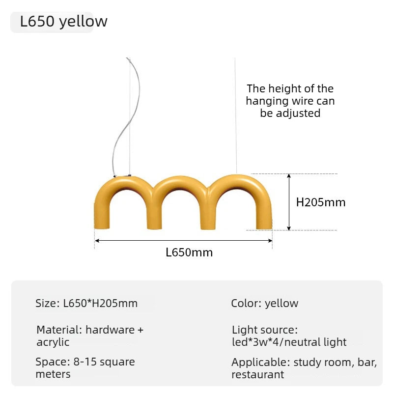 Multi Head Metal Pendant Light