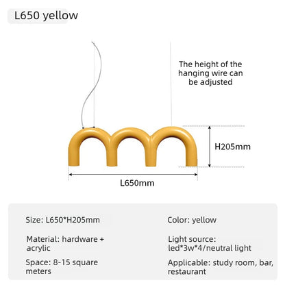 Multi Head Metal Pendant Light