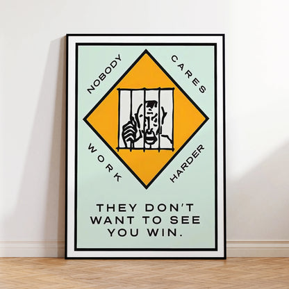Take The Risk Motivational Quote Canvas Wall Art