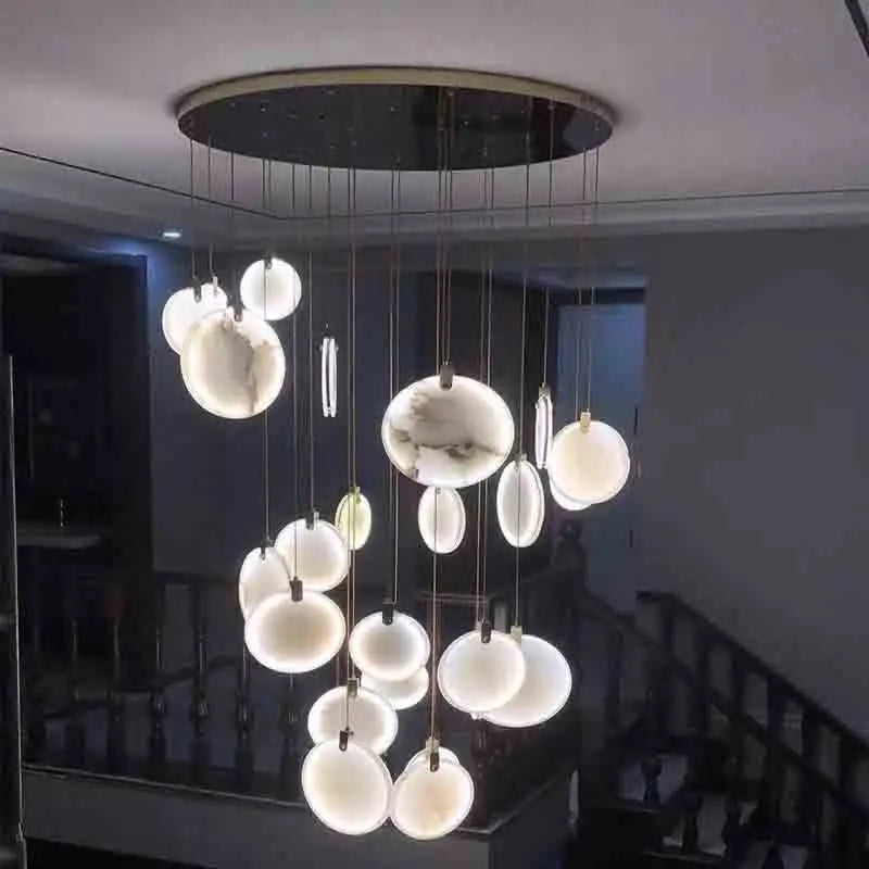 Marble Multi Rod Pendant Light