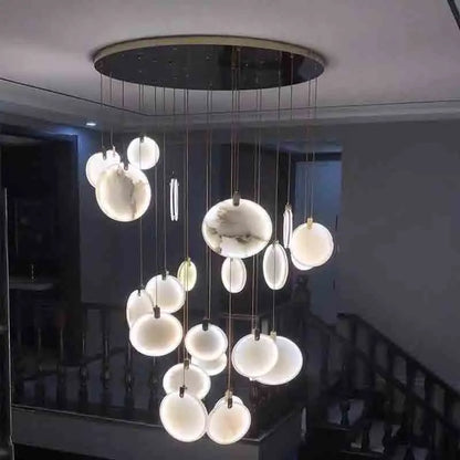 Marble Multi Rod Pendant Light