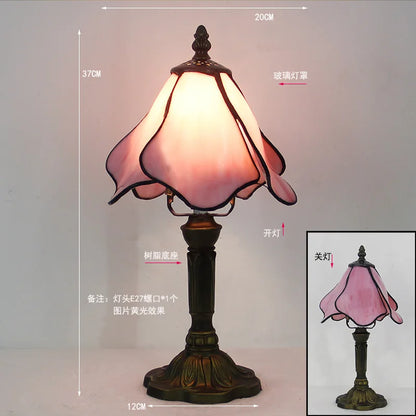 Tiffany Stained Glass Table Lamp