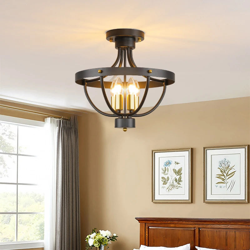 Geometric Farmhouse Pendant Light