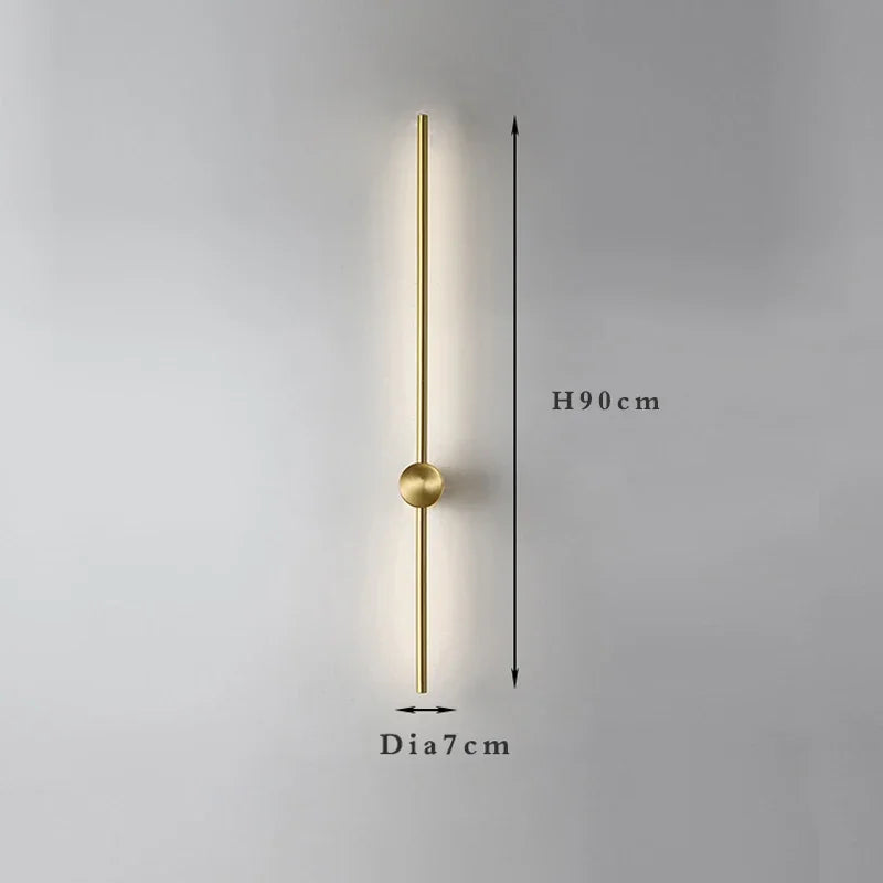 Modern Long Line LED Wall Sconce