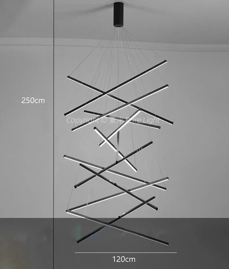 Multi Head LED Chandelier