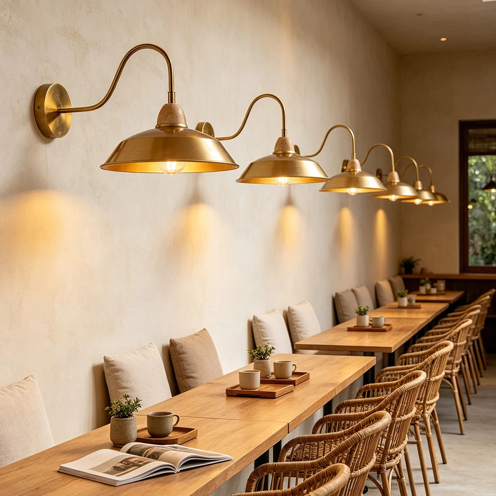 outdoor wall sconce, installed in a room interior setting
