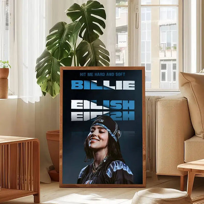 Billie Eilish Music Singer Canvas Wall Art Poster