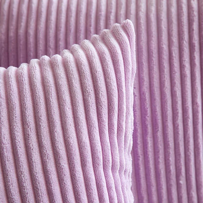 Corduroy Lumbar Pillow Cover — styling detail