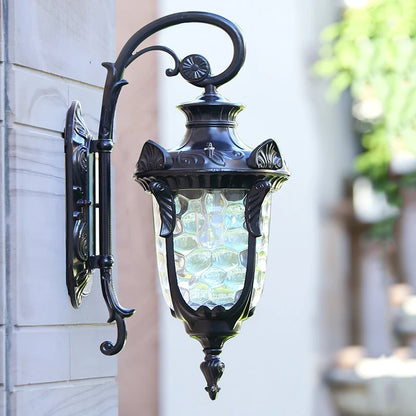 outdoor wall sconce, installed in a room interior setting
