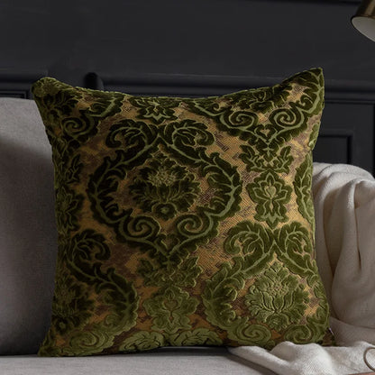 Light Luxury Jacquard Pillow Cover — styling detail