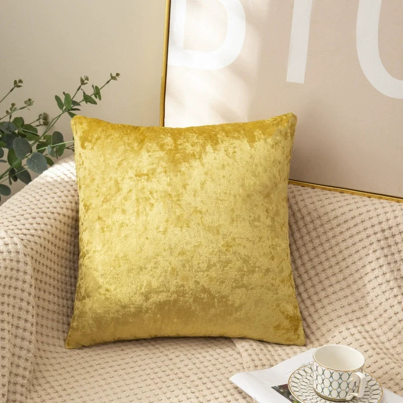 Velvet Throw Pillow Cover