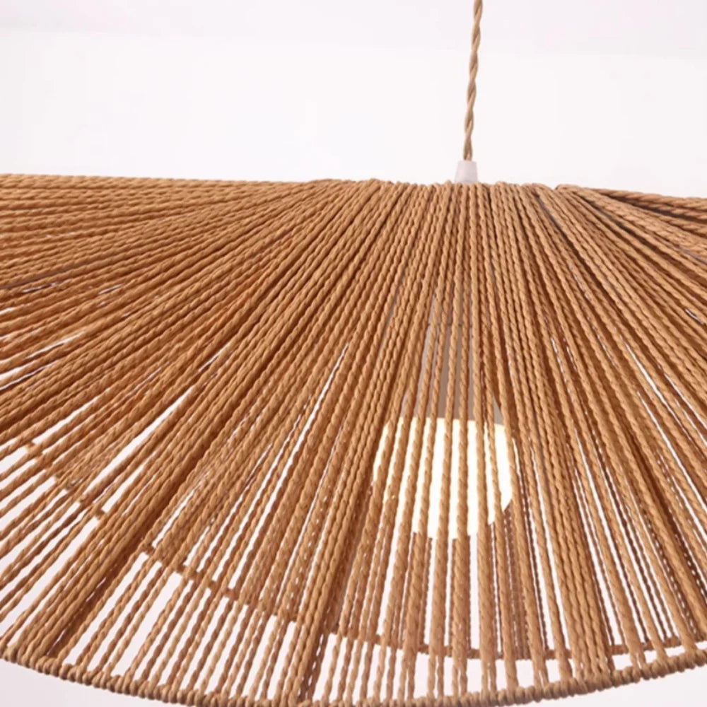Boho Rattan Pendant Light
