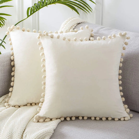 Velvet Throw Pillow Cover